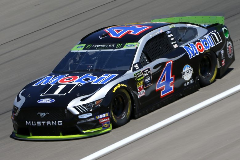 LAS VEGAS, NEVADA - SEPTEMBER 13: Kevin Harvick, driver of the #4 Mobil 1 Ford, drives during practice for the Monster Energy NASCAR Cup Series South Point 400 at Las Vegas Motor Speedway on September 13, 2019 in Las Vegas, Nevada. (Photo by Jonathan Ferrey/Getty Images) | Getty Images