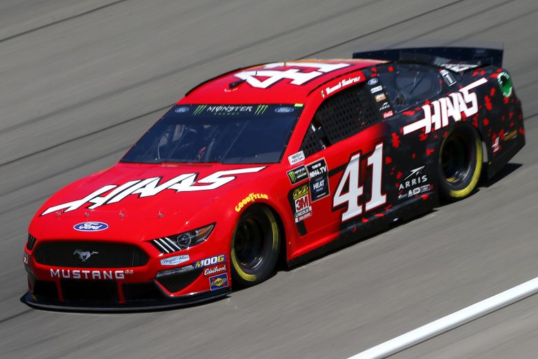 LAS VEGAS, NEVADA - SEPTEMBER 13: Daniel Suarez, driver of the #41 Haas Automation Ford, drives during practice for the Monster Energy NASCAR Cup Series South Point 400 at Las Vegas Motor Speedway on September 13, 2019 in Las Vegas, Nevada. (Photo by Jonathan Ferrey/Getty Images) | Getty Images