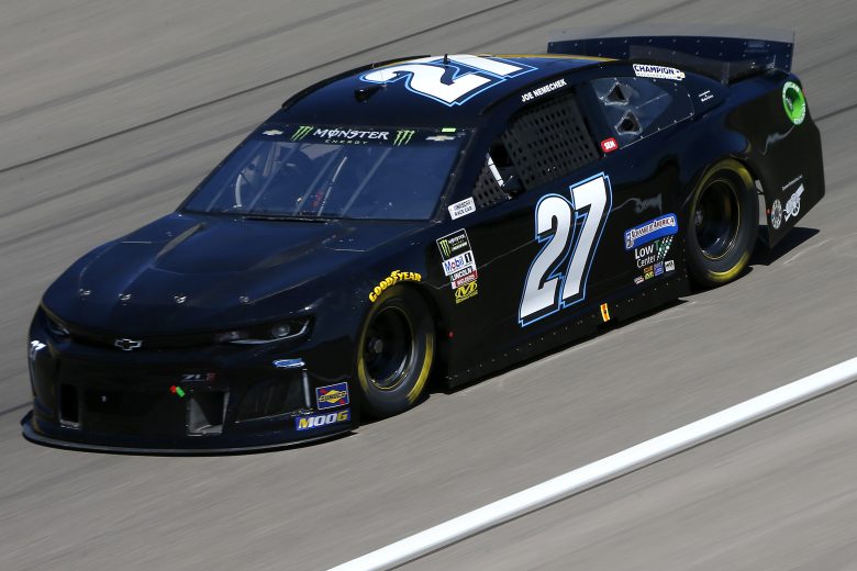 LAS VEGAS, NEVADA - SEPTEMBER 13: Joe Nemechek, driver of the #27 Chevrolet, drives during practice for the Monster Energy NASCAR Cup Series South Point 400 at Las Vegas Motor Speedway on September 13, 2019 in Las Vegas, Nevada. (Photo by Jonathan Ferrey/Getty Images) | Getty Images