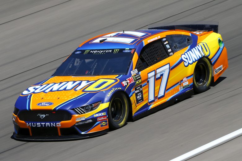 LAS VEGAS, NEVADA - SEPTEMBER 13: Ricky Stenhouse Jr., driver of the #17 SunnyD Ford, drives during practice for the Monster Energy NASCAR Cup Series South Point 400 at Las Vegas Motor Speedway on September 13, 2019 in Las Vegas, Nevada. (Photo by Jonathan Ferrey/Getty Images) | Getty Images