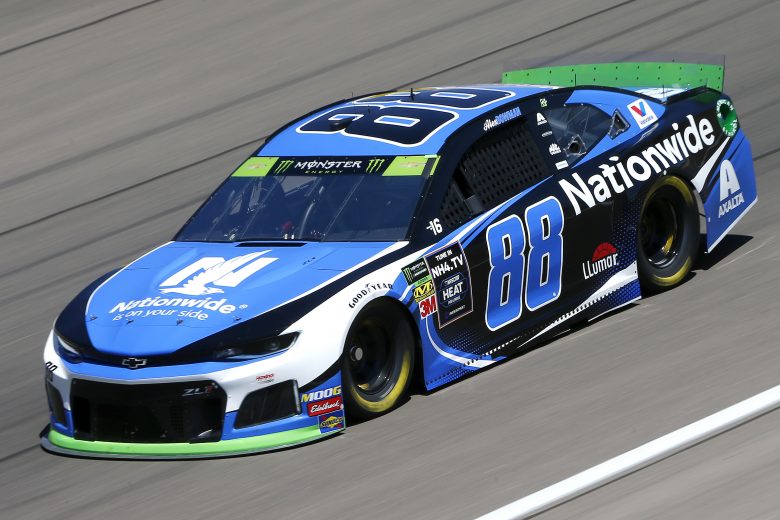 LAS VEGAS, NEVADA - SEPTEMBER 13: Alex Bowman, driver of the #88 Nationwide Chevrolet, drives during practice for the Monster Energy NASCAR Cup Series South Point 400 at Las Vegas Motor Speedway on September 13, 2019 in Las Vegas, Nevada. (Photo by Jonathan Ferrey/Getty Images) | Getty Images