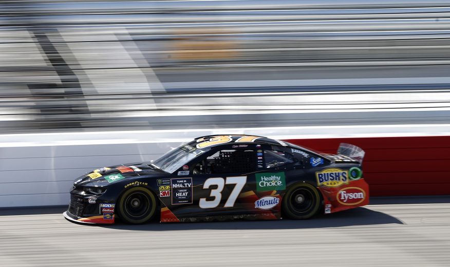 RICHMOND, VIRGINIA - SEPTEMBER 20: Chris Buescher, driver of the #37 Fast Lane to Flavor Chevrolet, drives during practice for the Monster Energy NASCAR Cup Series Federated Auto Parts 400 at Richmond Raceway on September 20, 2019 in Richmond, Virginia. (Photo by Brian Lawdermilk/Getty Images) | Getty Images