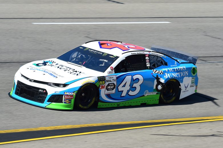RICHMOND, VIRGINIA - SEPTEMBER 20: Bubba Wallace, driver of the #43 Victory Junction Chevrolet, practices for the Monster Energy NASCAR Cup Series Federated Auto Parts 400 at Richmond Raceway on September 20, 2019 in Richmond, Virginia. (Photo by Jared C. Tilton/Getty Images) | Getty Images