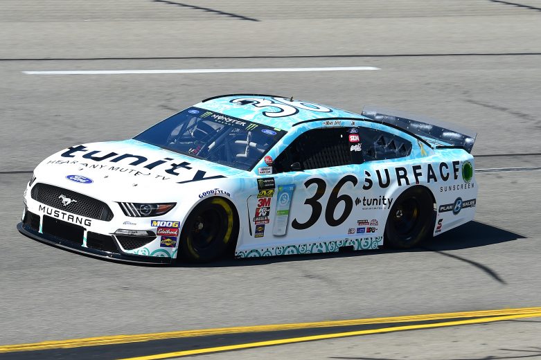 RICHMOND, VIRGINIA - SEPTEMBER 20: Matt Tifft, driver of the #36 Surface Sunscreen Ford, practices for the Monster Energy NASCAR Cup Series Federated Auto Parts 400 at Richmond Raceway on September 20, 2019 in Richmond, Virginia. (Photo by Jared C. Tilton/Getty Images) | Getty Images