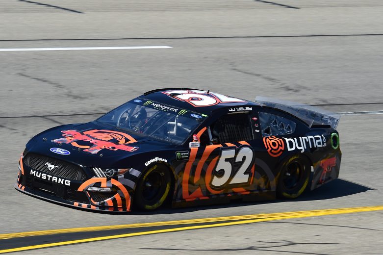 RICHMOND, VIRGINIA - SEPTEMBER 20: JJ Yeley, driver of the #52 Byrna Ford, practices for the Monster Energy NASCAR Cup Series Federated Auto Parts 400 at Richmond Raceway on September 20, 2019 in Richmond, Virginia. (Photo by Jared C. Tilton/Getty Images) | Getty Images