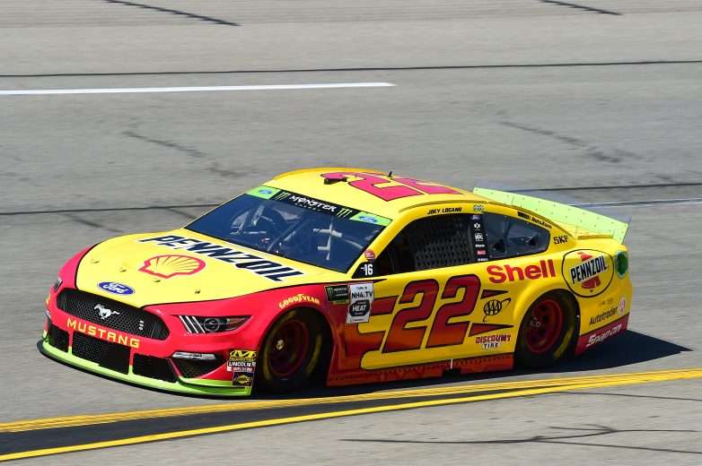 RICHMOND, VIRGINIA - SEPTEMBER 20: Joey Logano, driver of the #22 Shell Pennzoil Ford, practices for the Monster Energy NASCAR Cup Series Federated Auto Parts 400 at Richmond Raceway on September 20, 2019 in Richmond, Virginia. (Photo by Jared C. Tilton/Getty Images) | Getty Images