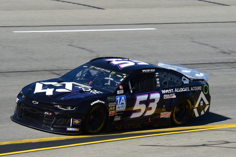 RICHMOND, VIRGINIA - SEPTEMBER 20: Spencer Boyd, driver of the #53 AQRE.app Chevrolet, practices for the Monster Energy NASCAR Cup Series Federated Auto Parts 400 at Richmond Raceway on September 20, 2019 in Richmond, Virginia. (Photo by Jared C. Tilton/Getty Images) | Getty Images