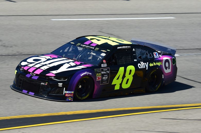 RICHMOND, VIRGINIA - SEPTEMBER 20: Jimmie Johnson, driver of the #48 Ally Chevrolet, practices for the Monster Energy NASCAR Cup Series Federated Auto Parts 400 at Richmond Raceway on September 20, 2019 in Richmond, Virginia. (Photo by Jared C. Tilton/Getty Images) | Getty Images