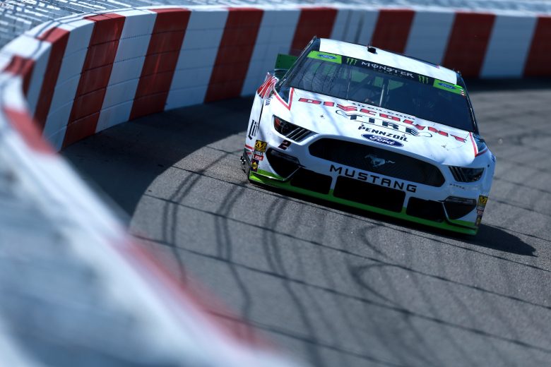 RICHMOND, VIRGINIA - SEPTEMBER 20: Brad Keselowski, driver of the #2 Discount Tire Ford, drives his car during practice for the Monster Energy NASCAR Cup Series Federated Auto Parts 400 at Richmond Raceway on September 20, 2019 in Richmond, Virginia. (Photo by Sean Gardner/Getty Images) | Getty Images