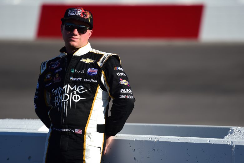 RICHMOND, VIRGINIA - SEPTEMBER 20: Tyler Reddick, driver of the #2 Gimme Radio Chevrolet, stands on the grid during qualifying for the NASCAR Xfinity Series GoBowling 250 at Richmond Raceway on September 20, 2019 in Richmond, Virginia. (Photo by Jared C. Tilton/Getty Images) | Getty Images