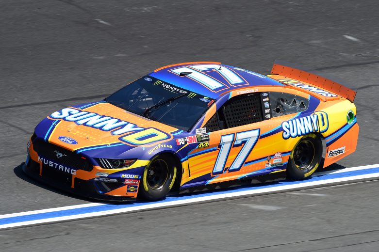CHARLOTTE, NORTH CAROLINA - SEPTEMBER 27: Ricky Stenhouse Jr., driver of the #17 SunnyD Ford, practices for the Monster Energy NASCAR Cup Series Bank of America ROVAL 400 at Charlotte Motor Speedway on September 27, 2019 in Charlotte, North Carolina. (Photo by Jared C. Tilton/Getty Images) | Getty Images