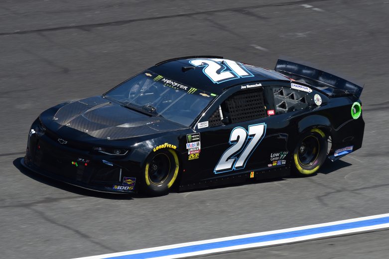 CHARLOTTE, NORTH CAROLINA - SEPTEMBER 27: Joe Nemechek, driver of the #27 Chevrolet, practices for the Monster Energy NASCAR Cup Series Bank of America ROVAL 400 at Charlotte Motor Speedway on September 27, 2019 in Charlotte, North Carolina. (Photo by Jared C. Tilton/Getty Images) | Getty Images