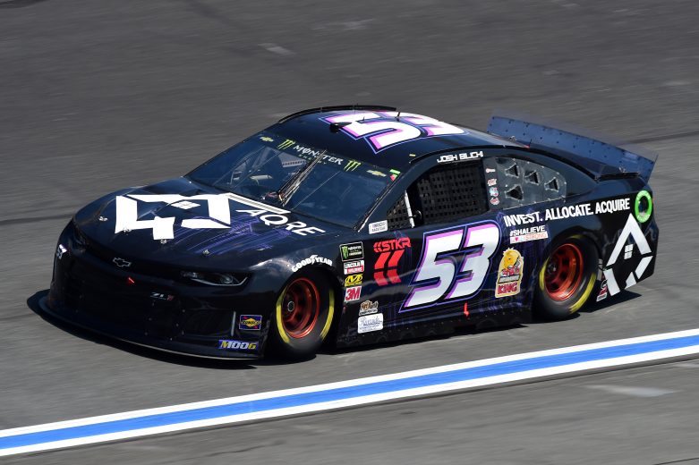 CHARLOTTE, NORTH CAROLINA - SEPTEMBER 27: Josh Bilicki, driver of the #53 AQRE.app Chevrolet, practices for the Monster Energy NASCAR Cup Series Bank of America ROVAL 400 at Charlotte Motor Speedway on September 27, 2019 in Charlotte, North Carolina. (Photo by Jared C. Tilton/Getty Images) | Getty Images