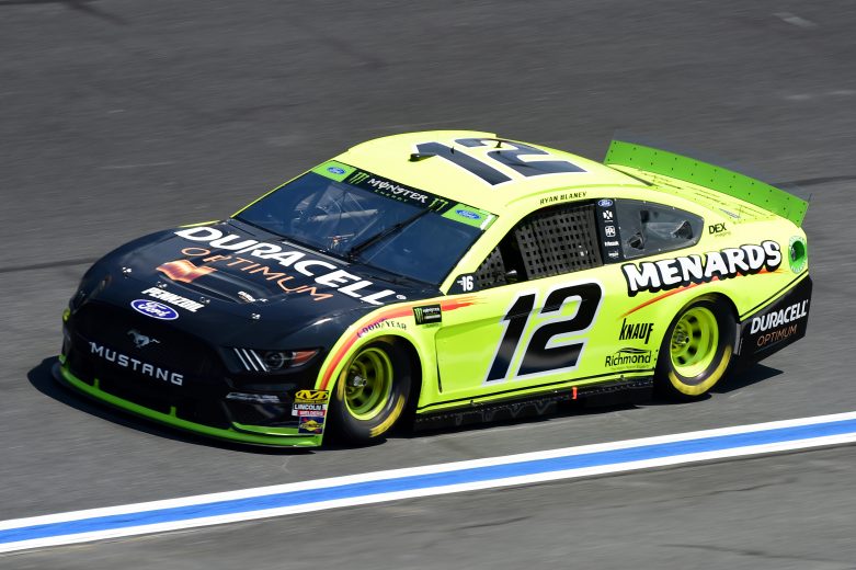 CHARLOTTE, NORTH CAROLINA - SEPTEMBER 27: Ryan Blaney, driver of the #12 Menards/Duracell Ford, practices for the Monster Energy NASCAR Cup Series Bank of America ROVAL 400 at Charlotte Motor Speedway on September 27, 2019 in Charlotte, North Carolina. (Photo by Jared C. Tilton/Getty Images) | Getty Images