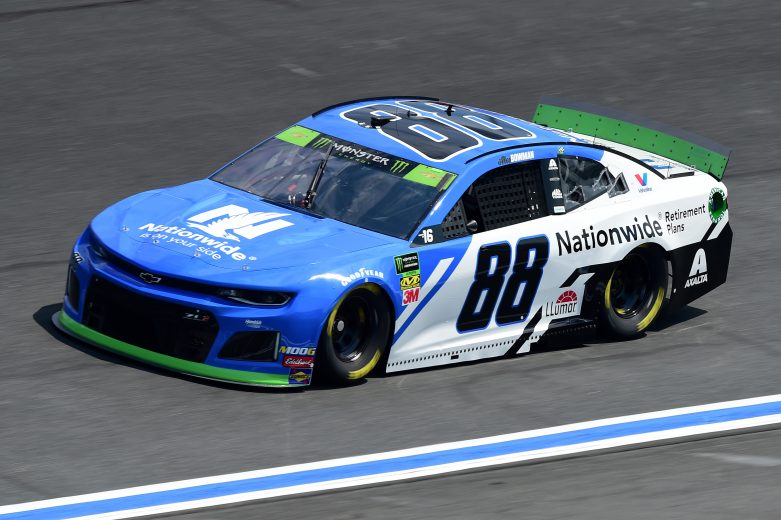 CHARLOTTE, NORTH CAROLINA - SEPTEMBER 27: Alex Bowman, driver of the #88 Nationwide Retirement Plans Chevrolet, practices for the Monster Energy NASCAR Cup Series Bank of America ROVAL 400 at Charlotte Motor Speedway on September 27, 2019 in Charlotte, North Carolina. (Photo by Jared C. Tilton/Getty Images) | Getty Images