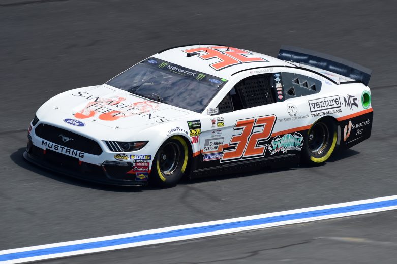 CHARLOTTE, NORTH CAROLINA - SEPTEMBER 27: Corey LaJoie, driver of the #32 Samaritan's Feet Ford, practices for the Monster Energy NASCAR Cup Series Bank of America ROVAL 400 at Charlotte Motor Speedway on September 27, 2019 in Charlotte, North Carolina. (Photo by Jared C. Tilton/Getty Images) | Getty Images