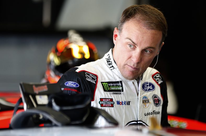 CHARLOTTE, NORTH CAROLINA - SEPTEMBER 27: Kevin Harvick, driver of the #4 Jimmy John's Ford, looks on during practice for the Monster Energy NASCAR Cup Series Bank of America ROVAL 400 at Charlotte Motor Speedway on September 27, 2019 in Charlotte, North Carolina. (Photo by Brian Lawdermilk/Getty Images) | Getty Images