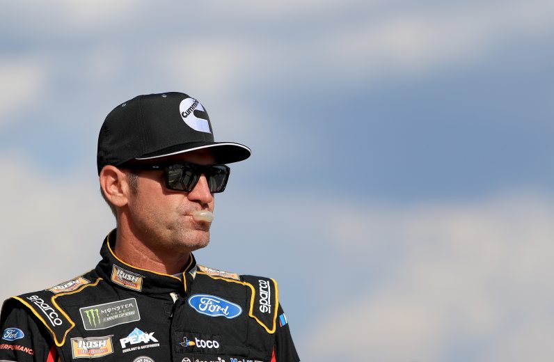 CHARLOTTE, NORTH CAROLINA - SEPTEMBER 27: Clint Bowyer, driver of the #14 Rush/Cummins Ford, during qualifying for the Monster Energy NASCAR Cup Series Bank of America ROVAL 400 at Charlotte Motor Speedway on September 27, 2019 in Charlotte, North Carolina. (Photo by Streeter Lecka/Getty Images) | Getty Images