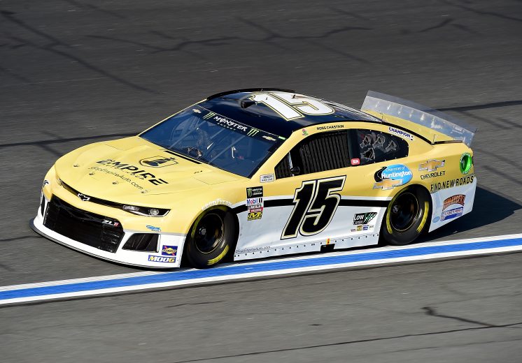 CHARLOTTE, NORTH CAROLINA - SEPTEMBER 27: Ross Chastain, driver of the #15 Empire Auto Group Chevrolet, qualifies for the Monster Energy NASCAR Cup Series Bank of America ROVAL 400 at Charlotte Motor Speedway on September 27, 2019 in Charlotte, North Carolina. (Photo by Jared C. Tilton/Getty Images) | Getty Images