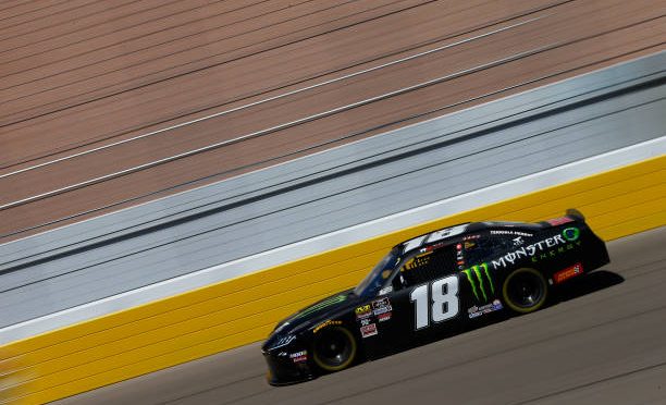 Featured Image for Riley Herbst drives No. 18 Toyota Supra to  ninth-place finish at Las Vegas Motor Speedway