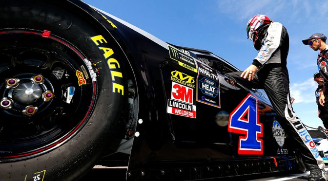 Harvick grinds out second-place result despite challenges