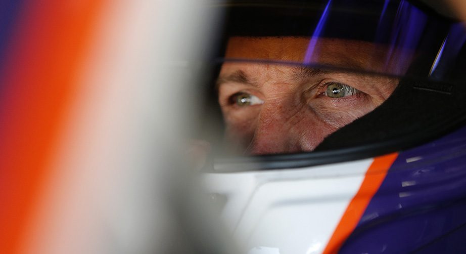 LOUDON, NEW HAMPSHIRE - JULY 20: Denny Hamlin, driver of the #11 FedEx Express Toyota, sits in his car during practice for the Monster Energy NASCAR Cup Series Foxwoods Resort Casino 301 at New Hampshire Motor Speedway on July 20, 2019 in Loudon, New Hampshire. (Photo by Brian Lawdermilk/Getty Images) | Getty Images