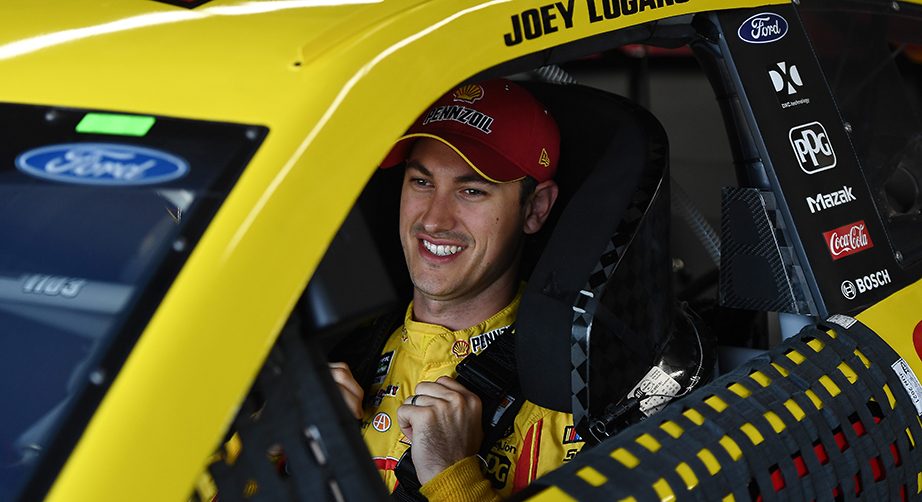 BROOKLYN, MICHIGAN - AUGUST 10: Joey Logano, driver of the #22 Shell Pennzoil Ford, sits in his car during practice for the Monster Energy NASCAR Cup Series Consumers Energy 400 at Michigan International Speedway on August 10, 2019 in Brooklyn, Michigan. (Photo by Stacy Revere/Getty Images) | Getty Images
