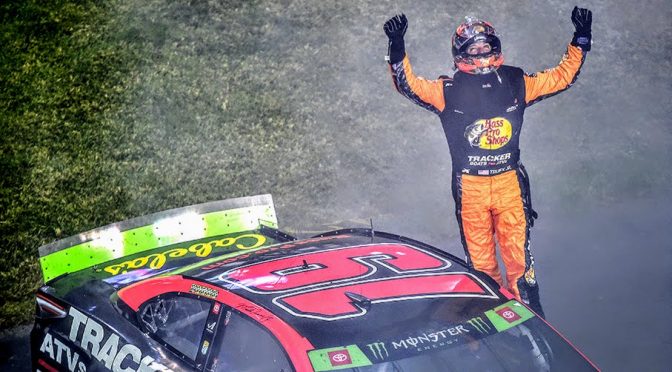 Featured Image for Truex leads JGR 1-2-3 sweep with playoff win at Richmond