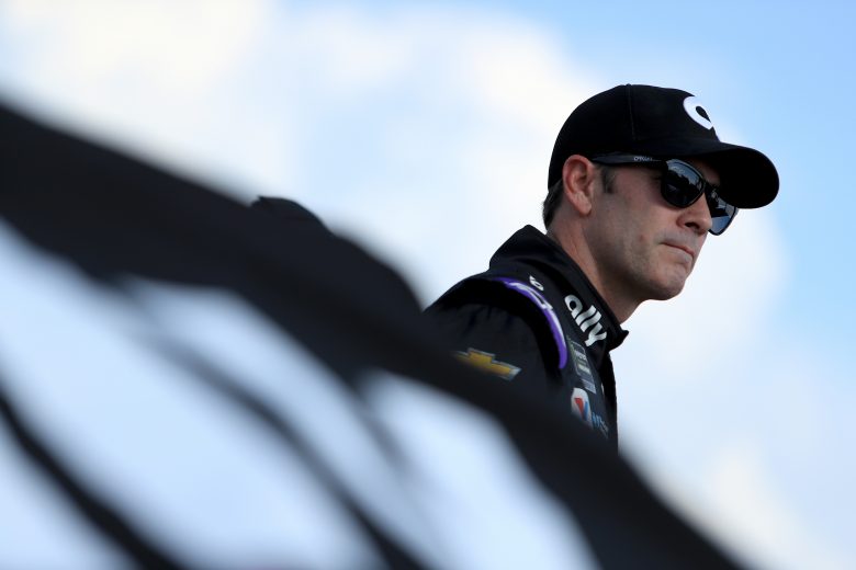 CHARLOTTE, NORTH CAROLINA - SEPTEMBER 27: Jimmie Johnson, driver of the #48 Ally Chevrolet, during qualifying for the Monster Energy NASCAR Cup Series Bank of America ROVAL 400 at Charlotte Motor Speedway on September 27, 2019 in Charlotte, North Carolina. (Photo by Streeter Lecka/Getty Images) | Getty Images