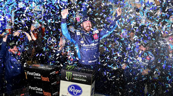 Truex Jr. puts on a show at Martinsville, clinches Championship 4 spot