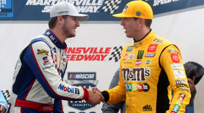 Featured Image for Gilliland grills Kyle Busch in heat of the moment after Martinsville win
