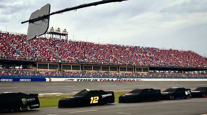 Featured image for Rain pushes Monster Energy Series race at Talladega to Monday finish