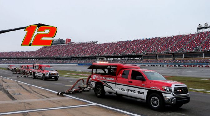 Rain delays Monster Energy Series playoff race at Talladega