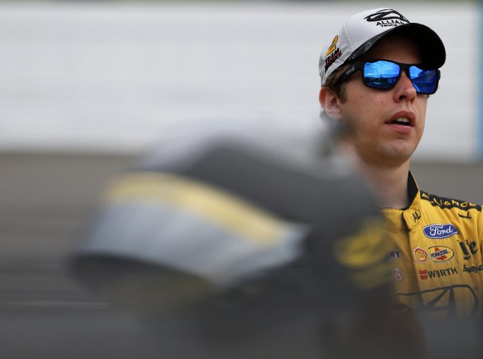 MARTINSVILLE, VIRGINIA - OCTOBER 26: Brad Keselowski, driver of the #2 Alliance Truck Parts Ford, stands by his car during qualifying for the Monster Energy NASCAR Cup Series First Data 500 at Martinsville Speedway on October 26, 2019 in Martinsville, Virginia. (Photo by Brian Lawdermilk/Getty Images) | Getty Images
