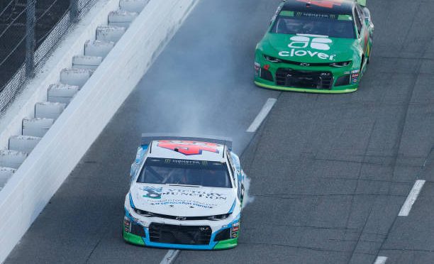 Featured image for Bubba Wallace drives No. 43 Chevrolet Camaro to 13th-place finish at Martinsville Speedway