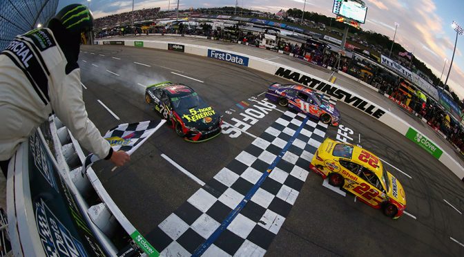 Featured Image for Late-race restarts, dramatic finishes contribute to Martinsville mayhem
