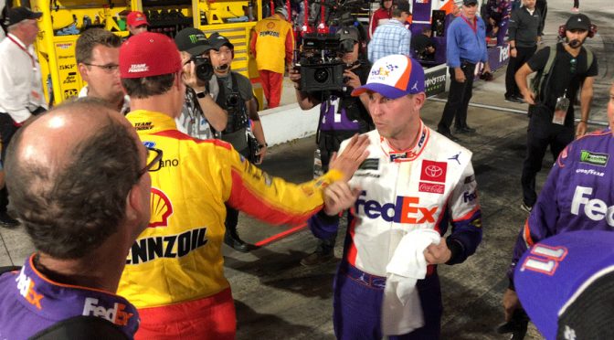 Featured Image for Hamlin vs. Logano: Temperature rising out west