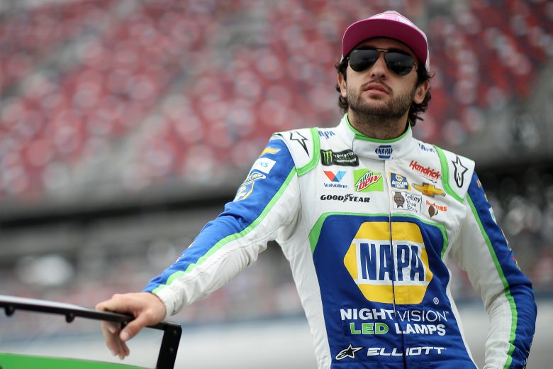 TALLADEGA, ALABAMA - OCTOBER 12: Chase Elliott, driver of the #9 NAPA Night Vision Chevrolet, stands on the grid during qualifying for the Monster Energy NASCAR Cup Series 1000Bulbs.com 500 at Talladega Superspeedway on October 12, 2019 in Talladega, Alabama. (Photo by Chris Graythen/Getty Images) | Getty Images