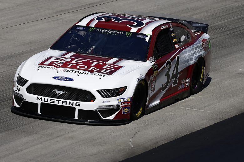 DOVER, DELAWARE - OCTOBER 04: Michael McDowell, driver of the #34 The Pete Store Ford, drives during practice for the Monster Energy NASCAR Cup Series Drydene 400 at Dover International Speedway on October 04, 2019 in Dover, Delaware. (Photo by Jeff Zelevansky/Getty Images)