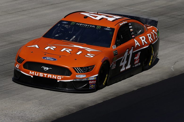 DOVER, DELAWARE - OCTOBER 04: Daniel Suarez, driver of the #41 ARRIS Ford, drives during practice for the Monster Energy NASCAR Cup Series Drydene 400 at Dover International Speedway on October 04, 2019 in Dover, Delaware. (Photo by Jeff Zelevansky/Getty Images)