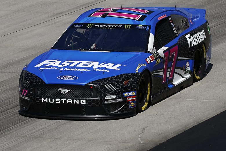 DOVER, DELAWARE - OCTOBER 04: Ricky Stenhouse Jr., driver of the #17 Fastenal Ford, drives during practice for the Monster Energy NASCAR Cup Series Drydene 400 at Dover International Speedway on October 04, 2019 in Dover, Delaware. (Photo by Jeff Zelevansky/Getty Images)