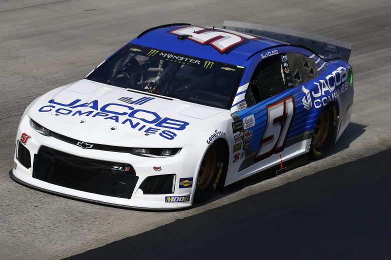 DOVER, DELAWARE - OCTOBER 04: BJ McLeod, driver of the #51 Jacob Companies Chevrolet, drives during practice for the Monster Energy NASCAR Cup Series Drydene 400 at Dover International Speedway on October 04, 2019 in Dover, Delaware. (Photo by Jeff Zelevansky/Getty Images)