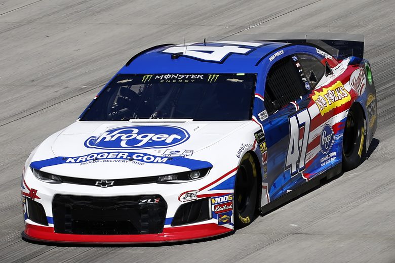 DOVER, DELAWARE - OCTOBER 04: Ryan Preece, driver of the #47 Kroger Chevrolet,  drives during practice for the Monster Energy NASCAR Cup Series Drydene 400 at Dover International Speedway on October 04, 2019 in Dover, Delaware. (Photo by Jeff Zelevansky/Getty Images)