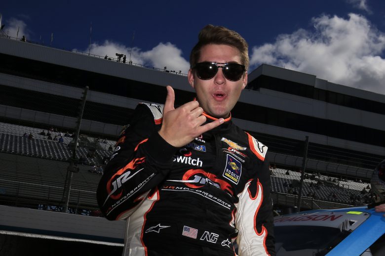 DOVER, DELAWARE - OCTOBER 05: Noah Gragson, driver of the #9 PUBG MOBILE Chevrolet, during qualifying for the NASCAR Xfinity Series Use Your Melon Drive Sober 200 at Dover International Speedway on October 05, 2019 in Dover, Delaware. (Photo by Chris Trotman/Getty Images) | Getty Images