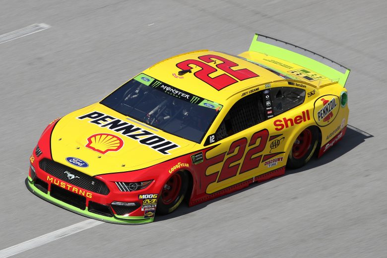 TALLADEGA, ALABAMA - OCTOBER 11: Joey Logano, driver of the #22 Shell Pennzoil Ford,during practice for the Monster Energy NASCAR Cup Series 1000Bulbs.com 500 at Talladega Superspeedway on October 11, 2019 in Talladega, Alabama. (Photo by Chris Graythen/Getty Images) | Getty Images