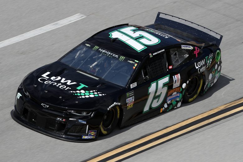 TALLADEGA, ALABAMA - OCTOBER 11: Ross Chastain, driver of the #15 Low-T Center Chevrolet, during practice for the Monster Energy NASCAR Cup Series 1000Bulbs.com 500 at Talladega Superspeedway on October 11, 2019 in Talladega, Alabama. (Photo by Chris Graythen/Getty Images) | Getty Images