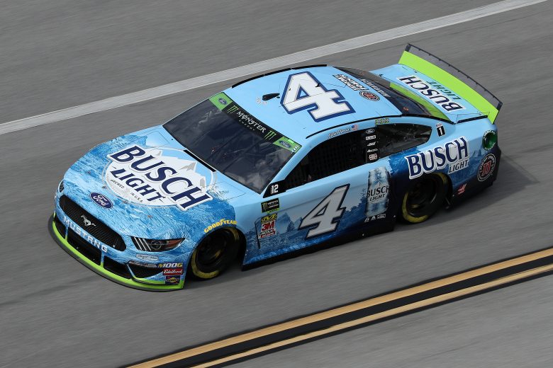 TALLADEGA, ALABAMA - OCTOBER 11: Kevin Harvick, driver of the #4 Busch Light Ford, during practice for the Monster Energy NASCAR Cup Series 1000Bulbs.com 500 at Talladega Superspeedway on October 11, 2019 in Talladega, Alabama. (Photo by Chris Graythen/Getty Images) | Getty Images