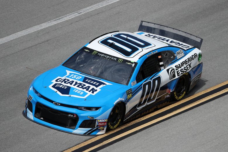 TALLADEGA, ALABAMA - OCTOBER 11: Landon Cassill, driver of the #00 Graybar/Superior Essex Chevrolet, during practice for the Monster Energy NASCAR Cup Series 1000Bulbs.com 500 at Talladega Superspeedway on October 11, 2019 in Talladega, Alabama. (Photo by Chris Graythen/Getty Images) | Getty Images