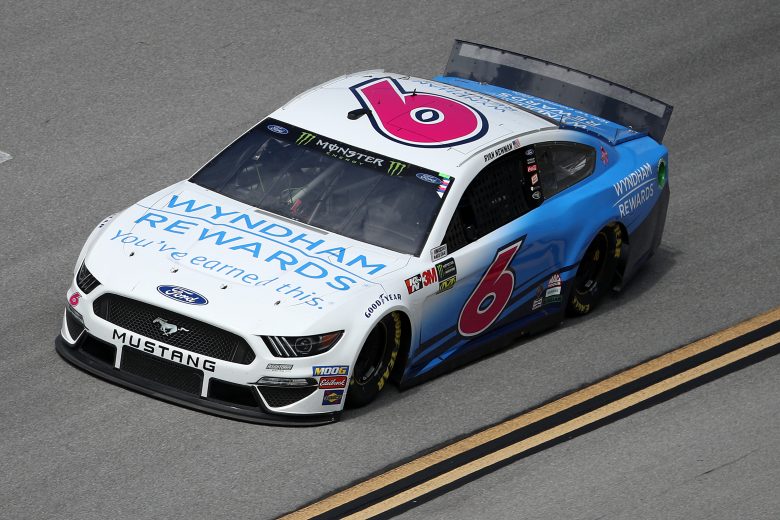 TALLADEGA, ALABAMA - OCTOBER 11: Ryan Newman, driver of the #6 Wyndham Rewards Ford, during practice for the Monster Energy NASCAR Cup Series 1000Bulbs.com 500 at Talladega Superspeedway on October 11, 2019 in Talladega, Alabama. (Photo by Chris Graythen/Getty Images) | Getty Images