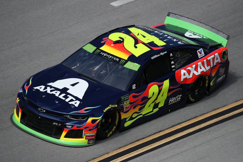 TALLADEGA, ALABAMA - OCTOBER 11: William Byron, driver of the #24 Axalta Chevrolet, during practice for the Monster Energy NASCAR Cup Series 1000Bulbs.com 500 at Talladega Superspeedway on October 11, 2019 in Talladega, Alabama. (Photo by Chris Graythen/Getty Images) | Getty Images